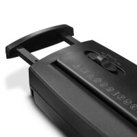 hama Classic S60 Aktenvernichter mit Streifenschnitt P-2, 6 mm, bis 6 Blatt, schwarz