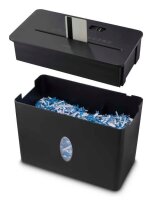 hama Safe X40-B Aktenvernichter mit Partikelschnitt P-4, 4 x 33 mm, bis 4 Blatt, schwarz