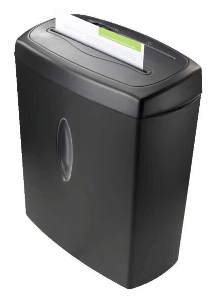 hama Safe X100CD Aktenvernichter mit Partikelschnitt P-4, 4 x 40 mm, bis 10 Blatt, schwarz