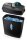 hama Safe X100CD Aktenvernichter mit Partikelschnitt P-4, 4 x 40 mm, bis 10 Blatt, schwarz