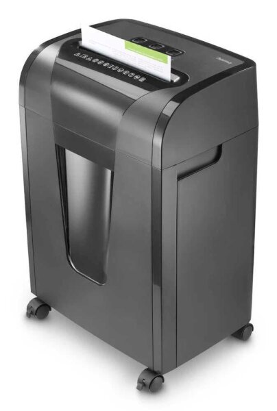 hama Prime M100 Aktenvernichter mit Partikelschnitt P-5, 2 x 12 mm, bis 11 Blatt, schwarz