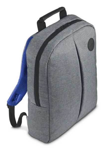 hama Laptop-Rucksack Genua Polyester grau bis 39,6 cm (15,6 Zoll)