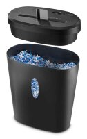 hama Safe X120 Aktenvernichter mit Partikelschnitt P-4, 4 x 40 mm, bis 12 Blatt, schwarz