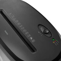 hama Safe X120 Aktenvernichter mit Partikelschnitt P-4, 4 x 40 mm, bis 12 Blatt, schwarz