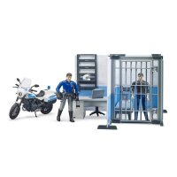 bruder bworld 62732 Polizeistation Spielfiguren-Set