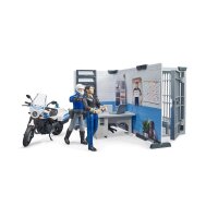bruder bworld 62732 Polizeistation Spielfiguren-Set
