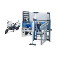 bruder bworld 62732 Polizeistation Spielfiguren-Set