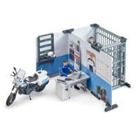 bruder bworld 62732 Polizeistation Spielfiguren-Set