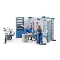 bruder bworld 62732 Polizeistation Spielfiguren-Set