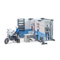 bruder bworld 62732 Polizeistation Spielfiguren-Set