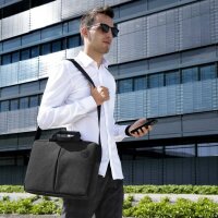 hama Laptoptasche Genua Polyester schwarz 00231018 bis 39,6 cm (15,6 Zoll)