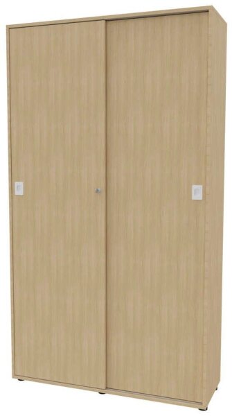Quadrifoglio Schiebetürenschrank Idea, IDEC07S/RKRKI eiche 4 Fachböden 120,0 x 42,6 x 214,0 cm