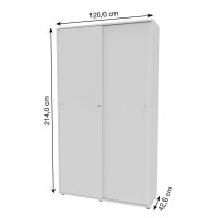 Quadrifoglio Schiebetürenschrank Idea, IDEC07S/RKRKI...