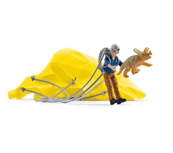 Schleich® Dinosaurs 41471 Dino Fallschirmrettung Spielfiguren-Set