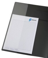 BRUNNEN Schnellhefter FACT!pp Kunststoff schwarz transluzent DIN A4, 1 St.