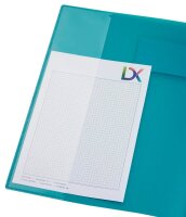 BRUNNEN Schnellhefter FACT!pp Kunststoff türkis transluzent DIN A4, 1 St.