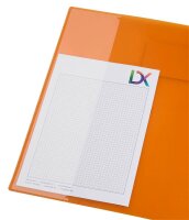 BRUNNEN Schnellhefter FACT!pp Kunststoff orange transluzent DIN A4, 1 St.