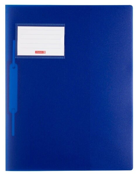 BRUNNEN Schnellhefter FACT!pp Kunststoff blau transluzent DIN A4, 1 St.
