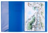 BRUNNEN Schnellhefter FACT!pp Kunststoff blau transluzent DIN A4, 1 St.