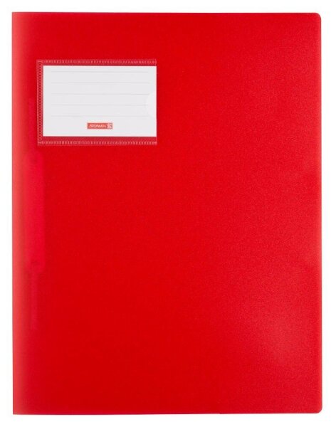 BRUNNEN Schnellhefter FACT!pp Kunststoff rot transluzent DIN A4, 1 St.
