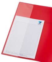 BRUNNEN Schnellhefter FACT!pp Kunststoff rot transluzent DIN A4, 1 St.