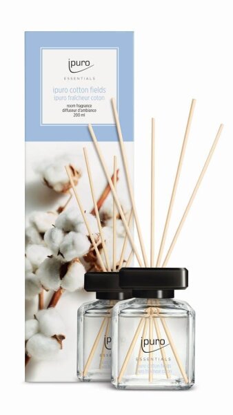 ipuro Raumduft ESSENTIALS cotton fields blumig 200 ml, 1 St.