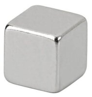 MAUL Magnete silber, Metall 0,5 x 0,5 x 0,5 cm, 10 St.