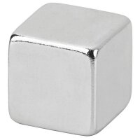 MAUL Magnete silber, Metall 0,7 x 0,7 x 0,7 cm, 10 St.