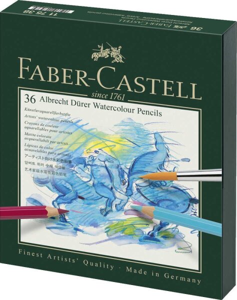 FABER-CASTELL Albrecht Dürer Aquarellstifte farbsortiert, 1 Set
