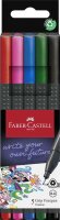 FABER-CASTELL Grip Basic Fineliner farbsortiert 0,4 mm, 5...