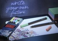 FABER-CASTELL Grip Pastell Fineliner farbsortiert 0,4 mm, 5 St.