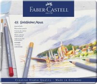 FABER-CASTELL Goldfaber Aqua Aquarellstifte farbsortiert, 48 St.