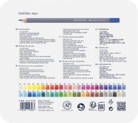 FABER-CASTELL Goldfaber Aqua Aquarellstifte farbsortiert, 48 St.
