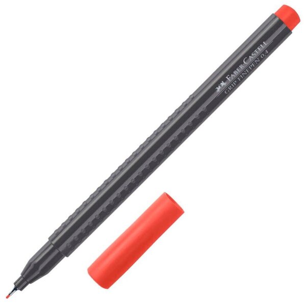 FABER-CASTELL Grip Fineliner rot 0,4 mm, 1 St.