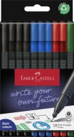 FABER-CASTELL Grip Office Fineliner farbsortiert 0,4 mm,...