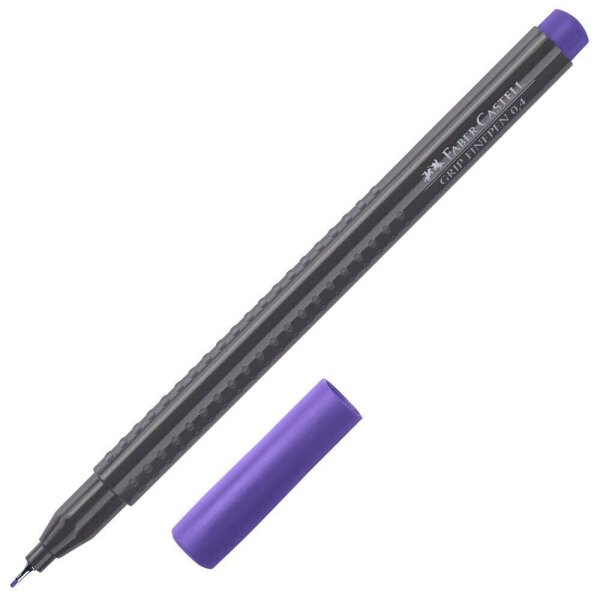FABER-CASTELL Grip Fineliner lila 0,4 mm, 1 St.