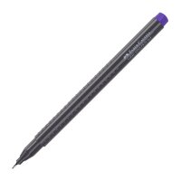 FABER-CASTELL Grip Fineliner lila 0,4 mm, 1 St.