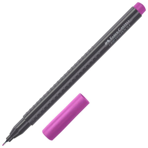 FABER-CASTELL Grip Fineliner lila 0,4 mm, 1 St.