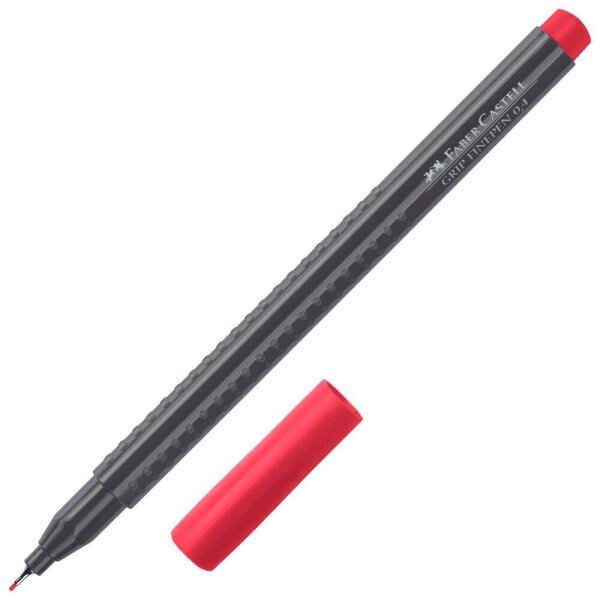 FABER-CASTELL Grip Fineliner rot 0,4 mm, 1 St.