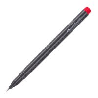 FABER-CASTELL Grip Fineliner rot 0,4 mm, 1 St.