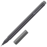 FABER-CASTELL Grip Fineliner grau 0,4 mm, 1 St.