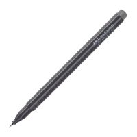FABER-CASTELL Grip Fineliner grau 0,4 mm, 1 St.