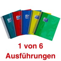 OXFORD Collegeblock European Book kariert DIN A6 farbiger...