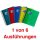 OXFORD Collegeblock European Book kariert DIN A6 farbiger Rand, 1 Block
