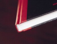 OXFORD Notizbuch Black n Red DIN A4 kariert, schwarz Hardcover 192 Seiten, 1 St.