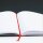 OXFORD Notizbuch Black n Red DIN A4 kariert, schwarz Hardcover 192 Seiten, 1 St.