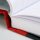 OXFORD Notizbuch Black n Red DIN A4 kariert, schwarz Hardcover 192 Seiten, 1 St.