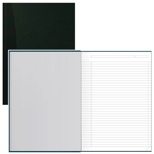 OXFORD Notizbuch Office Book DIN A4 liniert, schwarz Hardcover 192 Seiten, 1 St.
