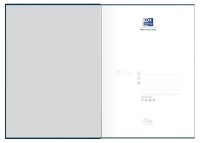 OXFORD Notizbuch Office Book DIN A4 liniert, schwarz Hardcover 192 Seiten, 1 St.