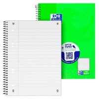 OXFORD Collegeblock Schule Kleinformat liniert DIN A5 Innenrand, 1 Block